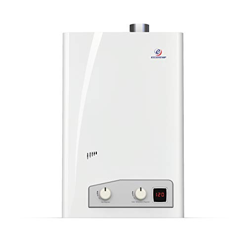 Eccotemp FVI12-LP Liquid Propane Gas Tankless Water Heaters, White