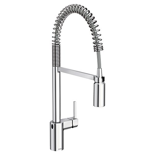 Moen 5923EWC Align Motionsense Wave Sensor Touchless One-Handle High Arc Spring Pre-Rinse Pulldown...