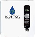 EcoSmart ECO 27 Electric Tankless Water Heater, 27 KW at 240 Volts, 112.5 Amps with Patented Self...
